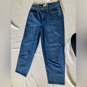 Madewell brand, size 28, balloon, 99% cotton denim jeans, cute and comfy
